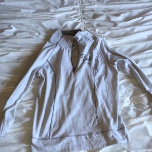 Pink quarter zip